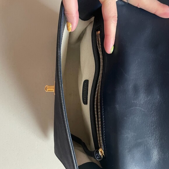 Altuzarra Braided Chain Shoulder Bag Navy - Picture 4 of 10